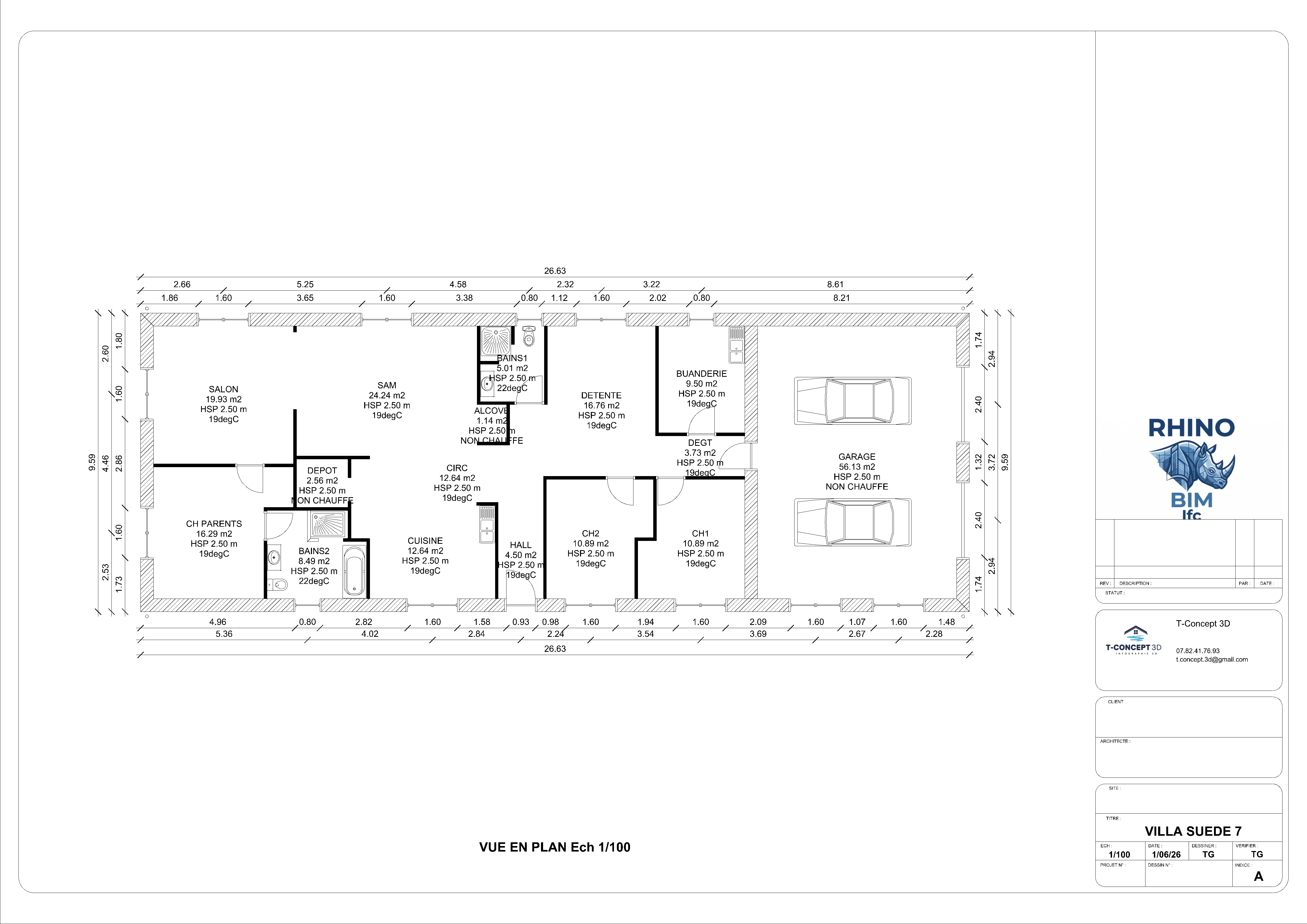 Villa Suede 7 plan